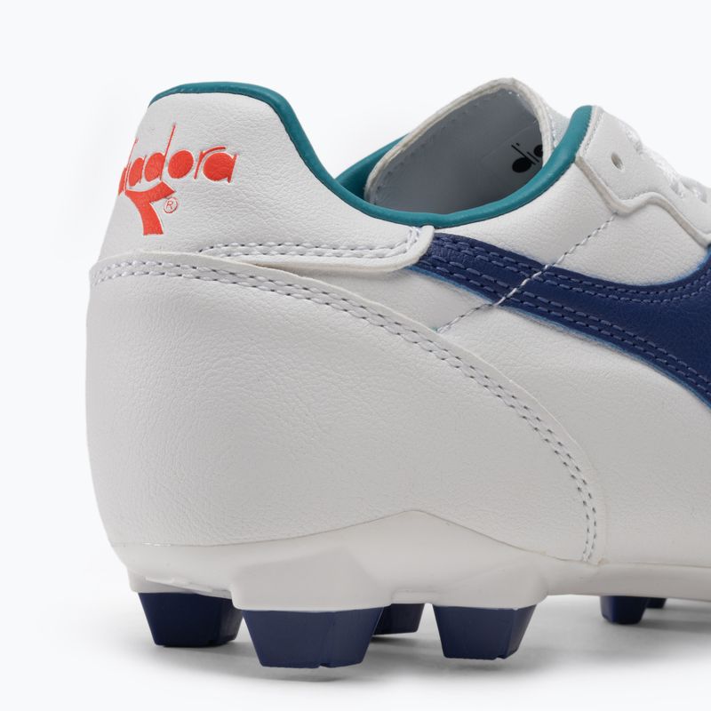 Diadora Brasil 2 R LPU JR gyermek focicipő fehér/tengerészkék 9