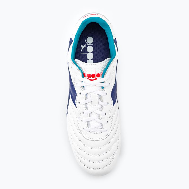 Férfi futballcipő Diadora Brasil GR LT+ MDPU fehér/tengerészkék 6