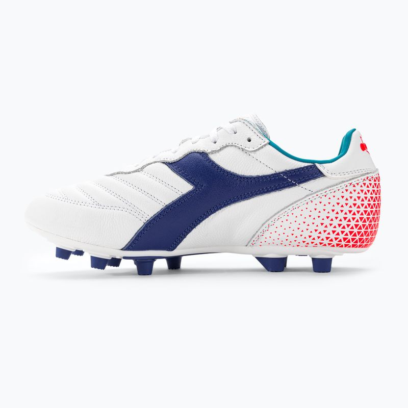 Férfi futballcipő Diadora Brasil GR LT+ MDPU fehér/tengerészkék 10