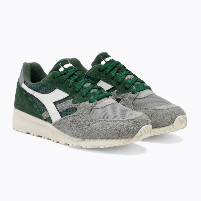 Diadora N902 Hairy Suede fekete/fehér/lunar rock/den cipő 4