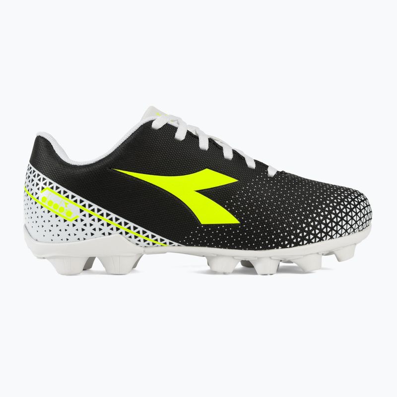 Gyerek focicipő Diadora Pichichi 6 MD JR black/yellow fluo/white 2