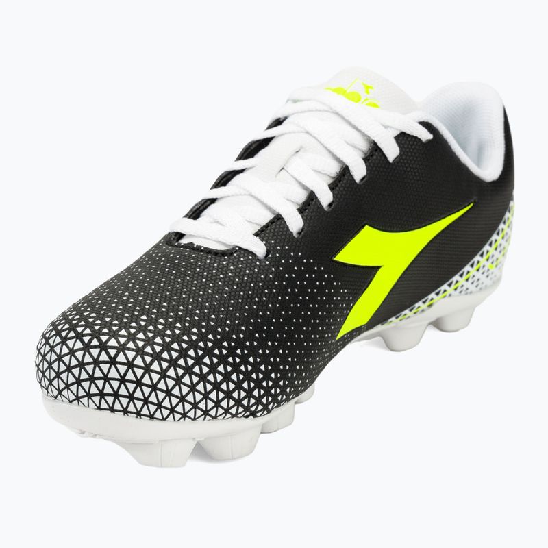 Gyerek focicipő Diadora Pichichi 6 MD JR black/yellow fluo/white 7