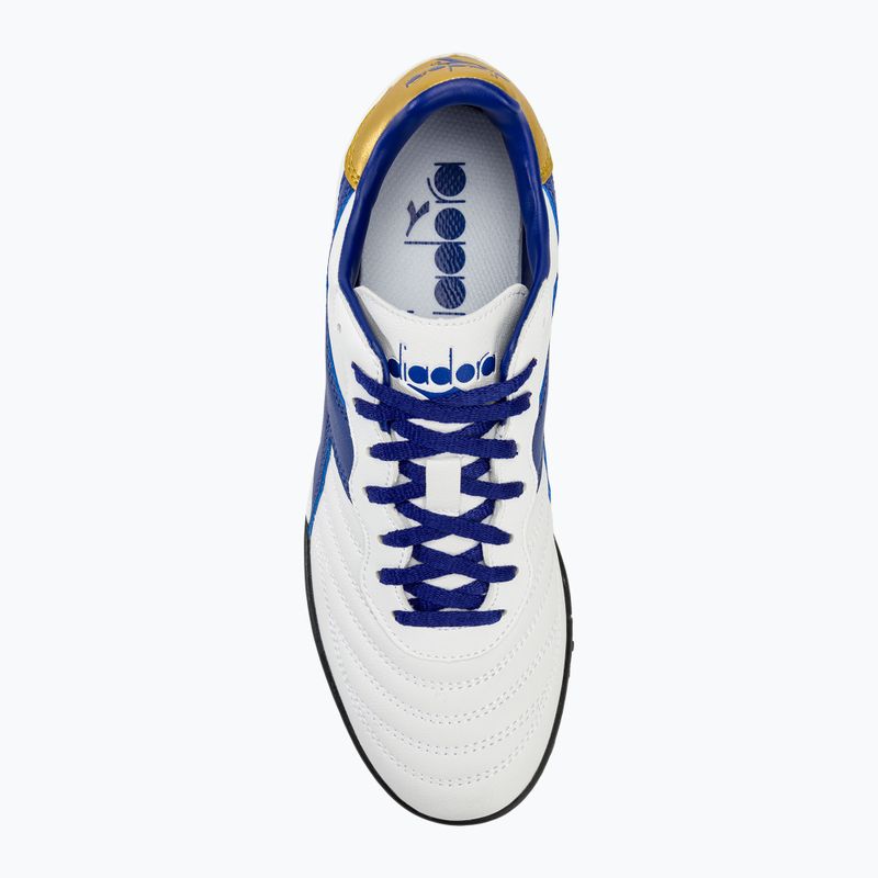 Férfi focicipő Diadora Brasil 2 R TFR white/blue/gold 5