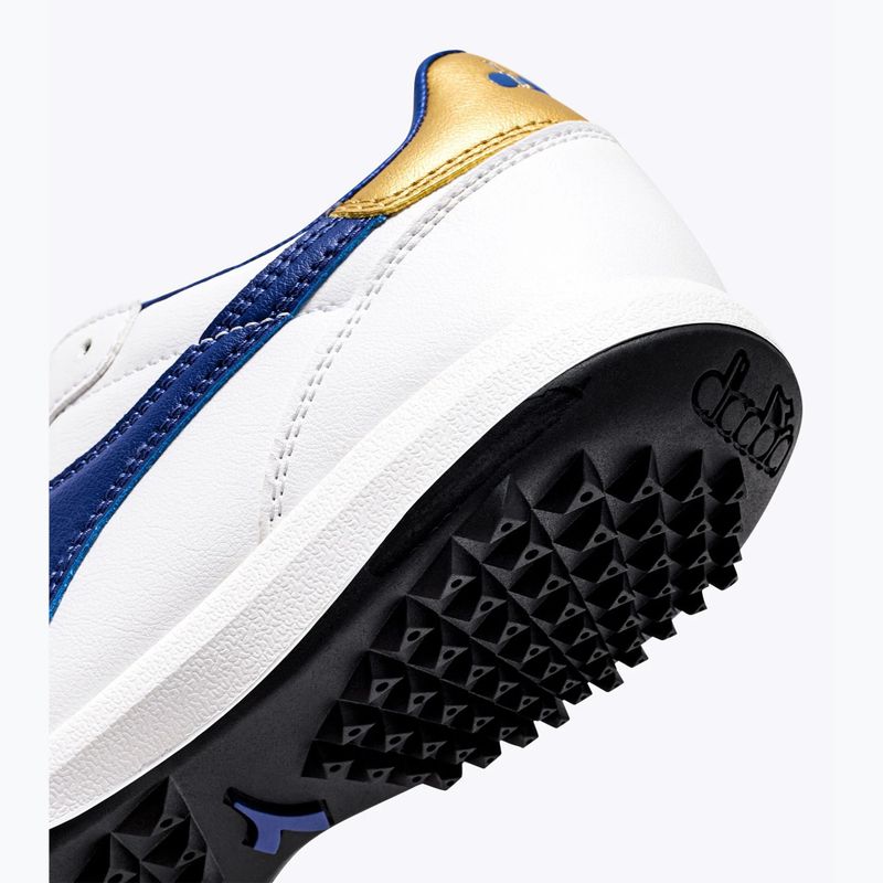 Férfi focicipő Diadora Brasil 2 R TFR white/blue/gold 9