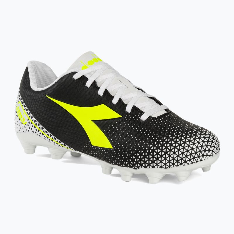 Férfi focicipő Diadora Pichichi 6 MG14 black/yellow fluo/white