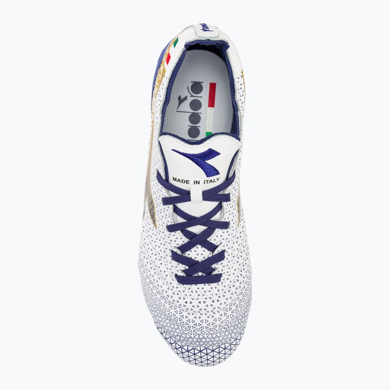 Férfi focicipő Diadora Brasil Elite Tech GR ITA LPX white/blue/gold 5