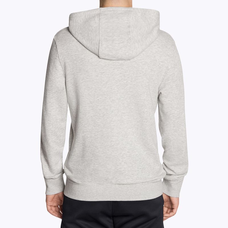 Férfi pulóver Diadora Hoodie FZ Essential Sport grigio medio chiaro melange 2