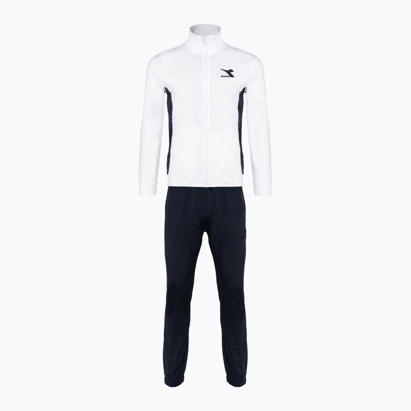 Férfi tréningruha Diadora Tréningruha FZ Core bianco ottico bianco ottico