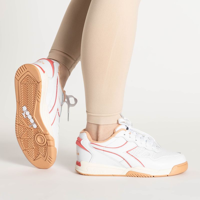Cipő Diadora Winner bianco/rosa pesca pallida 2