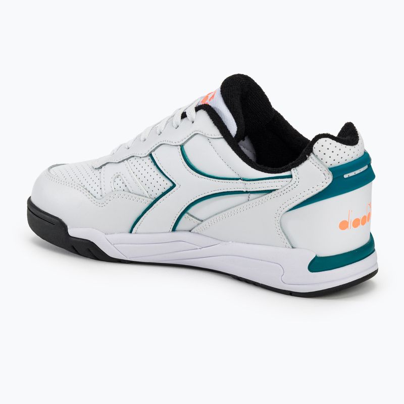 Cipő Diadora Winner bianco/verd blu-capri 3