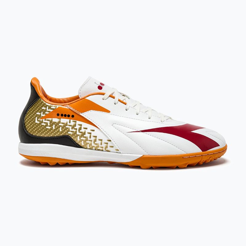 Férfi Diadora Maximus Elite R TFR futballcipő fehér/chili paprika/russet narancs 8