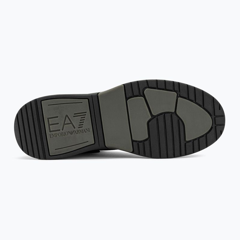 Cipő EA7 Emporio Armani Basket Mid triple black/gold 4