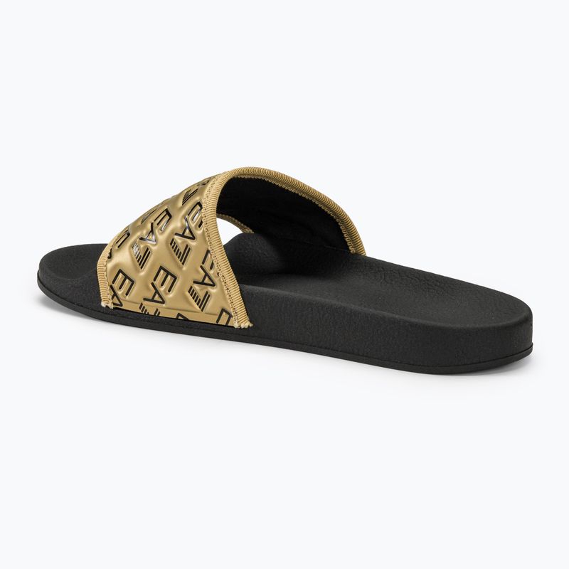 Papucs EA7 Emporio Armani Water Sports All Over black/gold 3