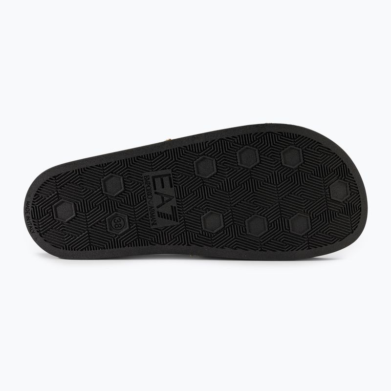 Papucs EA7 Emporio Armani Water Sports All Over black/gold 4
