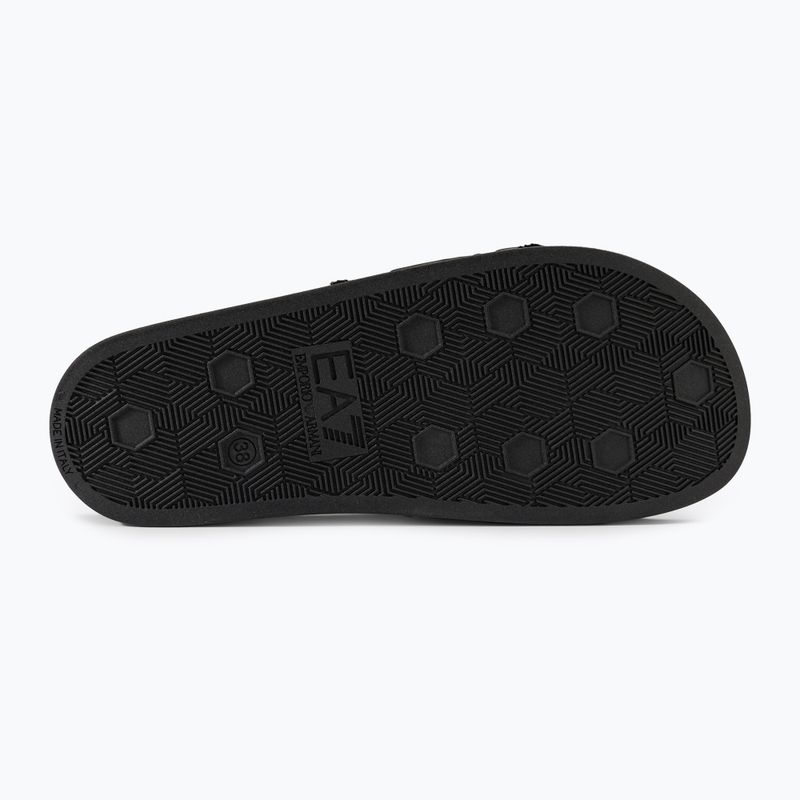 Papucs EA7 Emporio Armani Water Sports All Over full black/white 4