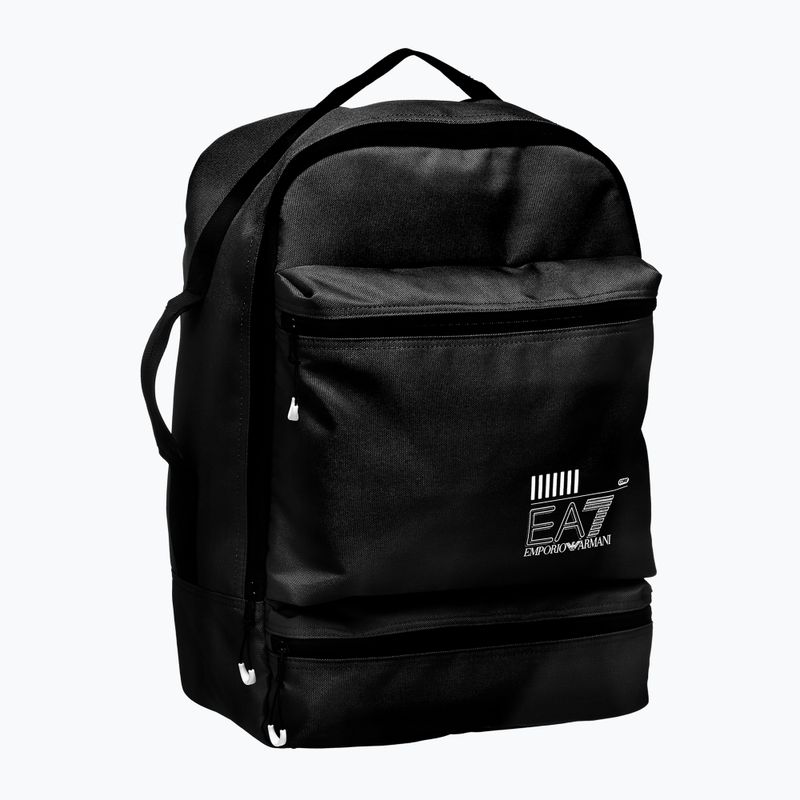 EA7 Emporio Armani Train Core 23 l fekete/fehér logós városi hátizsák 3