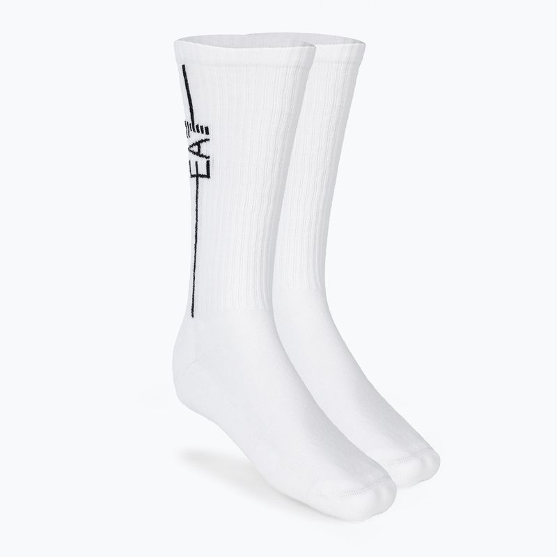 Zokni EA7 Emporio Armani Train 2 darab white/black