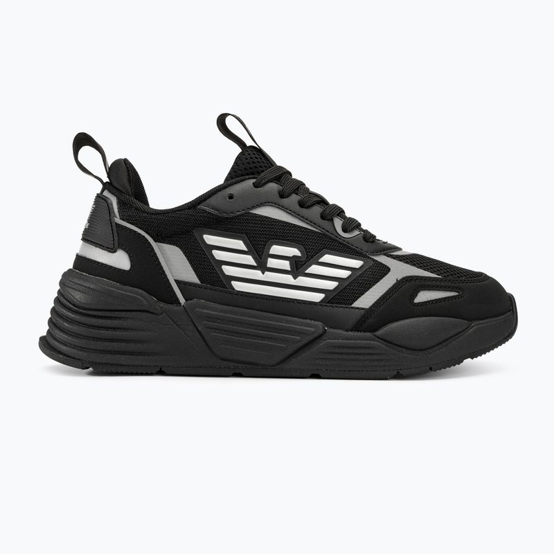 Cipő EA7 Emporio Armani Ace Runner triple black/silver 2