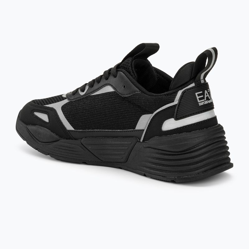 Cipő EA7 Emporio Armani Ace Runner triple black/silver 3