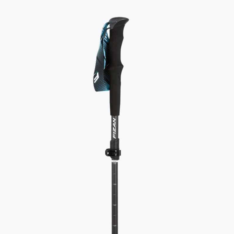 Fizan Ultrax Carbon világoskék túrabotok 2