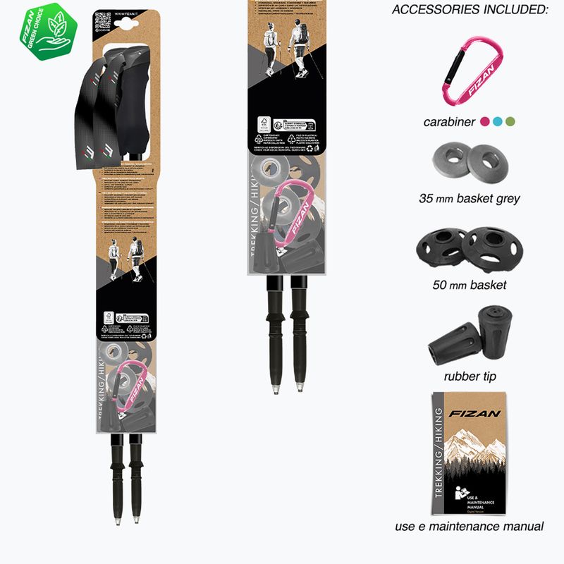 Túrabotokok  Fizan Compact MS magenta 7