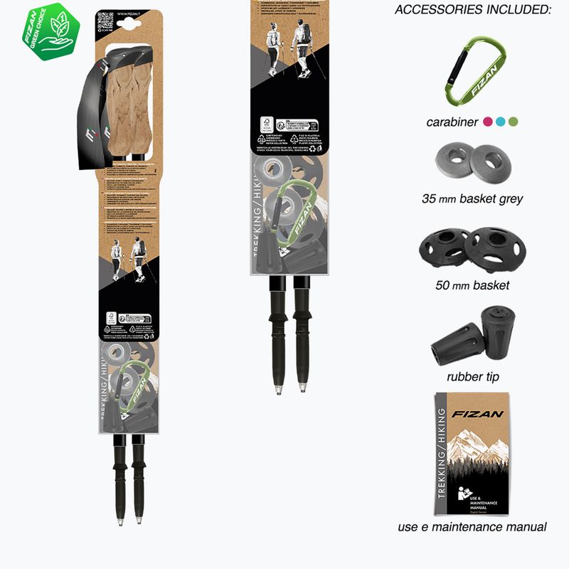 Túrabotokok  Fizan Compact Tech beige 7