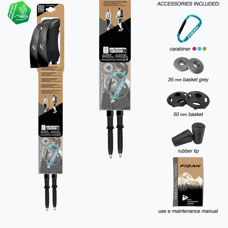 Túrabotokok  Fizan Compact orange 7