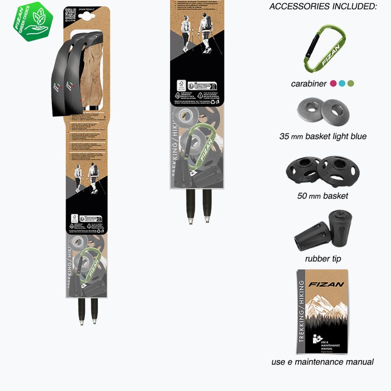 Túrabotokok  Fizan Compact Tech 4 beige 7