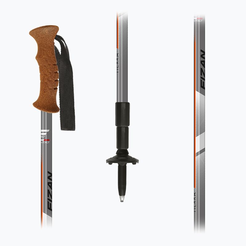 Túrabotokok Fizan Tierra grey/orange 5