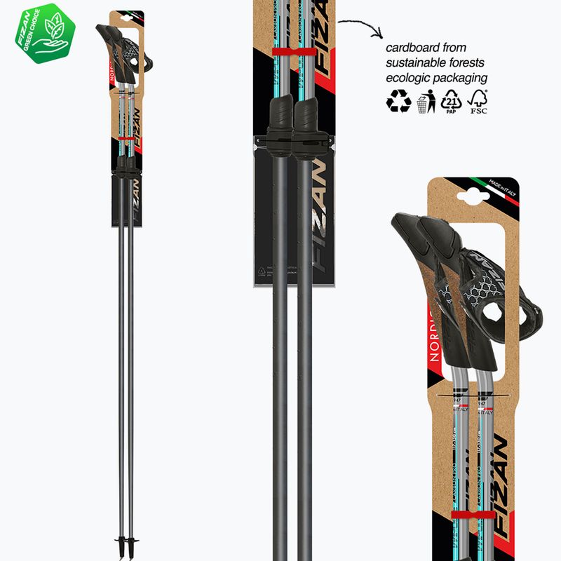 Nordic walking botok Fizan Carbon Pro Impulse grey 6