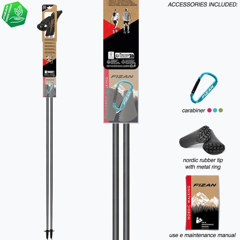 Nordic walking botok Fizan Carbon Pro Impulse grey 7