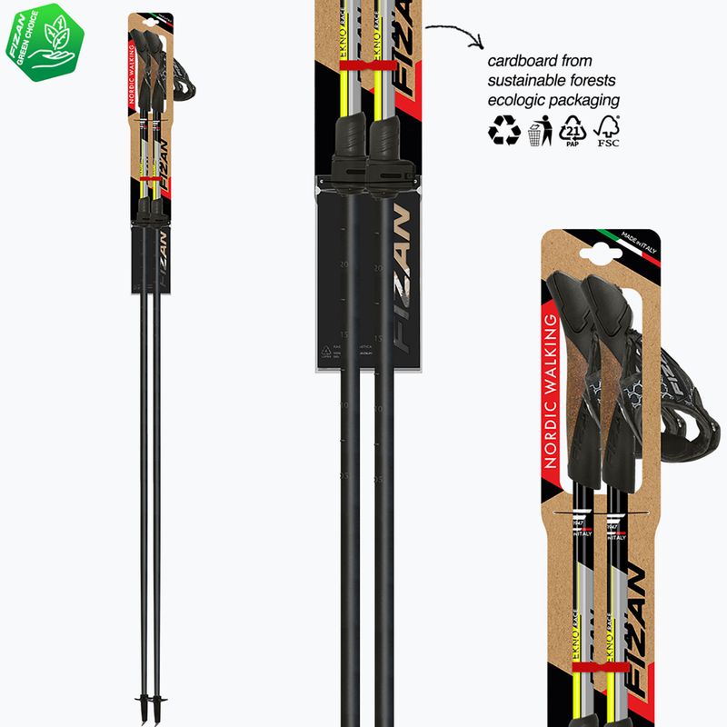 Nordic walking botok Fizan Tekno yellow 6