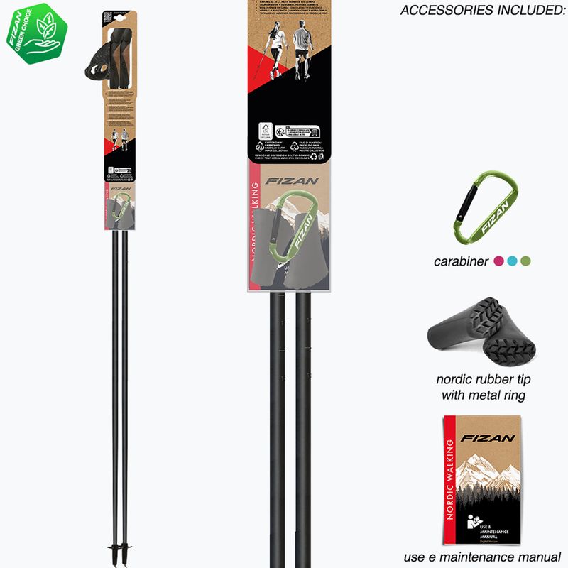 Nordic walking botok Fizan Tekno yellow 7