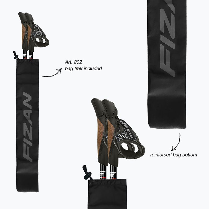 Nordic walking botok Fizan R-Evolution Pro red 5