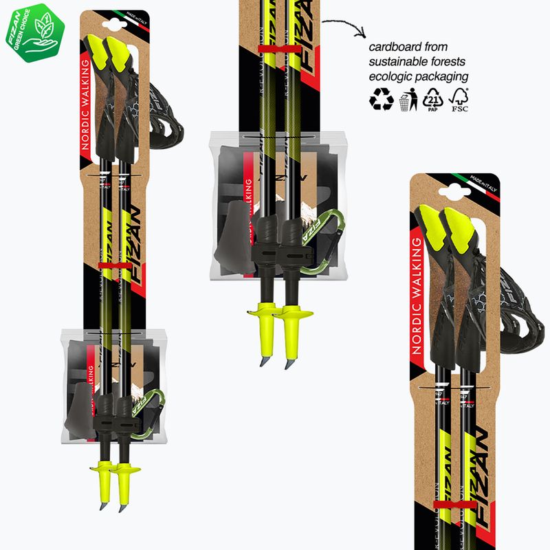 Nordic walking botok Fizan R-Evolution yellow 6