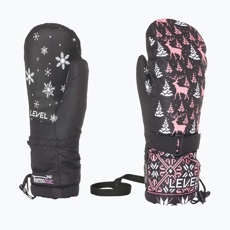 Gyerek síkesztyű Level Junior Mitt ninja pink