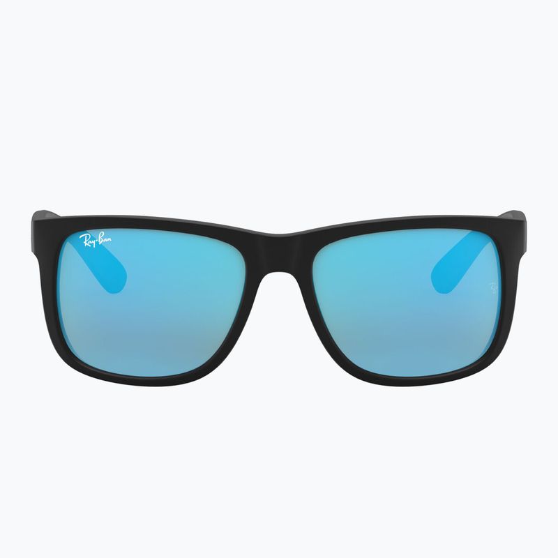 Napszemüveg Ray-Ban Justin Classic matt black gum/blue mirror 2
