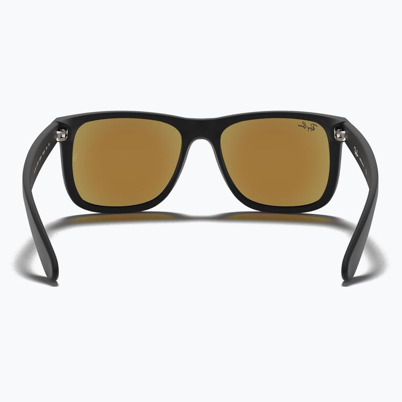 Napszemüveg Ray-Ban Justin Classic matt black gum/blue mirror 5