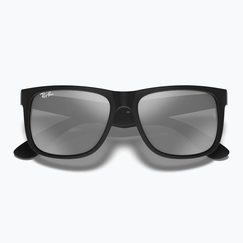 Napszemüveg Ray-Ban Justin Classic matt black/silver grey mirror 3