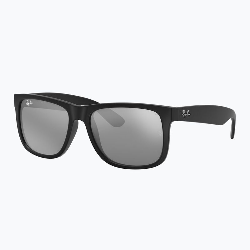 Napszemüveg Ray-Ban Justin Classic matt black/silver grey mirror 4