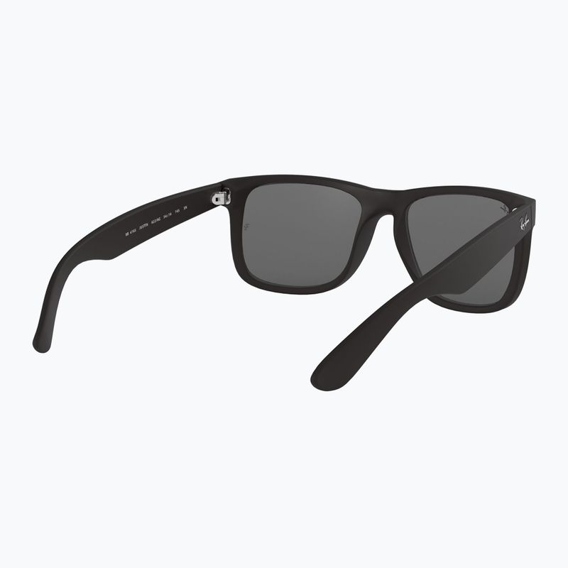 Napszemüveg Ray-Ban Justin Classic matt black/silver grey mirror 6