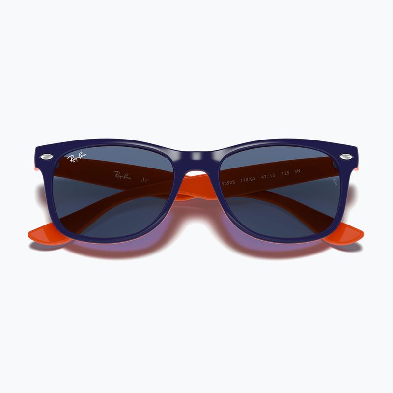 Gyerek napszemüveg Ray-Ban New Wayfarer matte black/blue 3