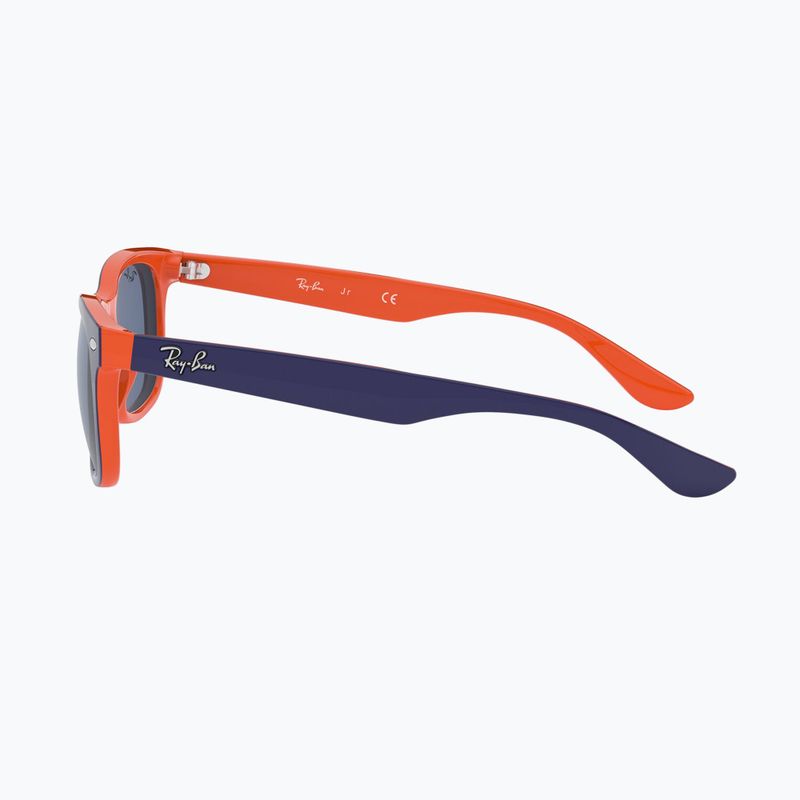 Gyerek napszemüveg Ray-Ban New Wayfarer matte black/blue 7