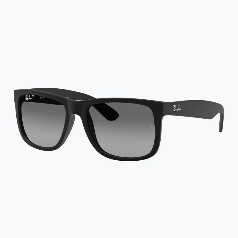 Napszemüveg Ray-Ban Justin Classic matt black gum/dark grey 4