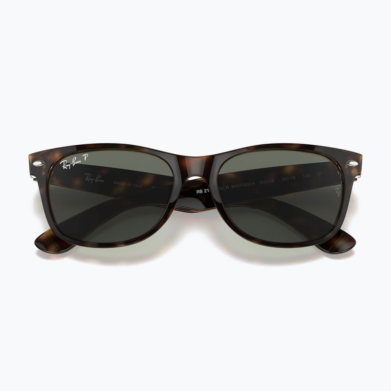 Napszemüveg Ray-Ban New Wayfarer Classic tortoise/green g-15 polarized 3
