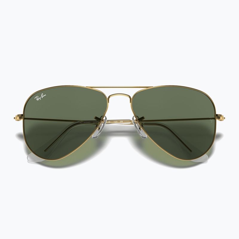 Gyerek napszemüveg Ray-Ban Aviator arista gold/dark green 3