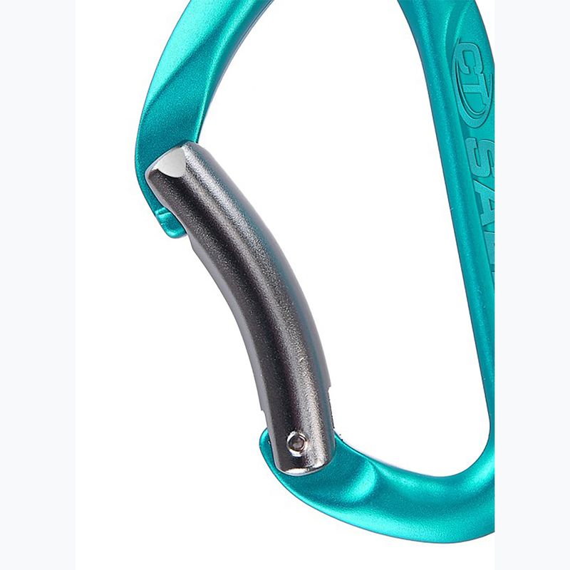 Mászókarabiner Climbing Technology Salto B electricblue/titanium 2