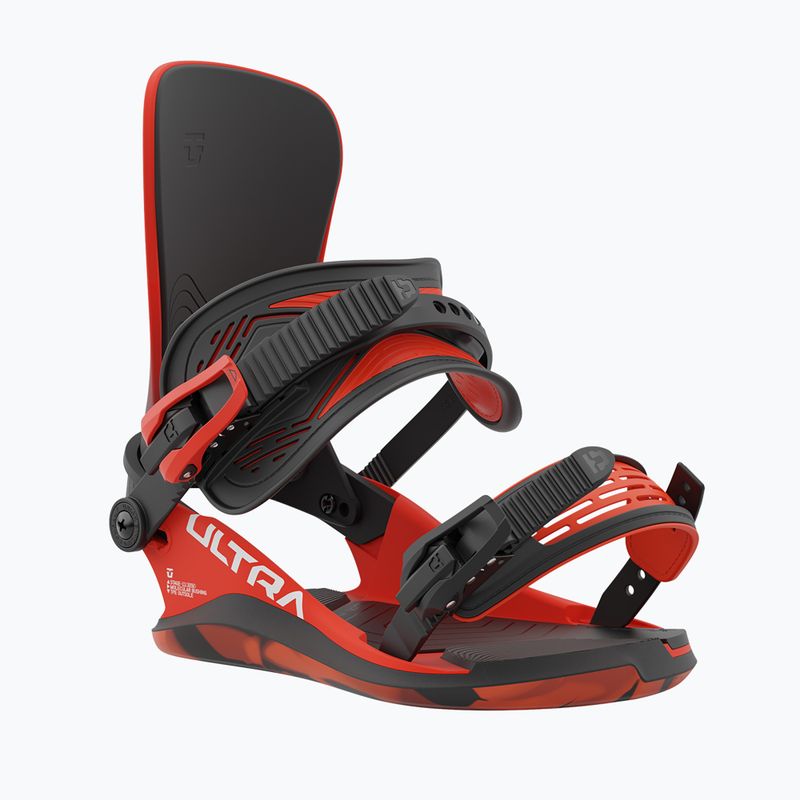 Union Ultra forró piros férfi snowboard kötés