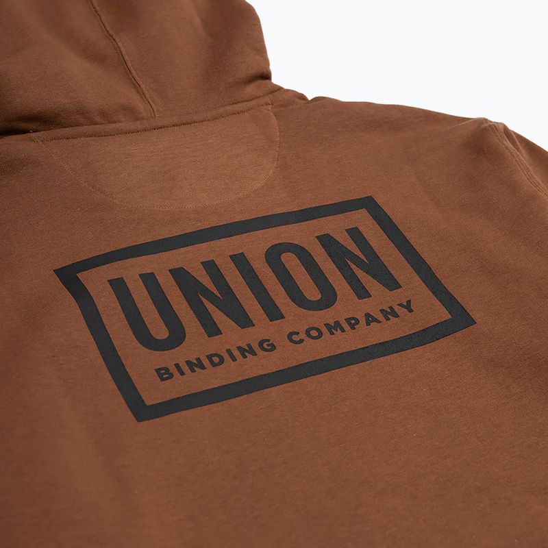 Pulóver Union Team Hoodie brown 4