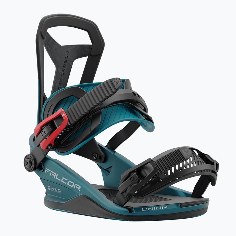 Férfi snowboard kötés Union Falcor teal